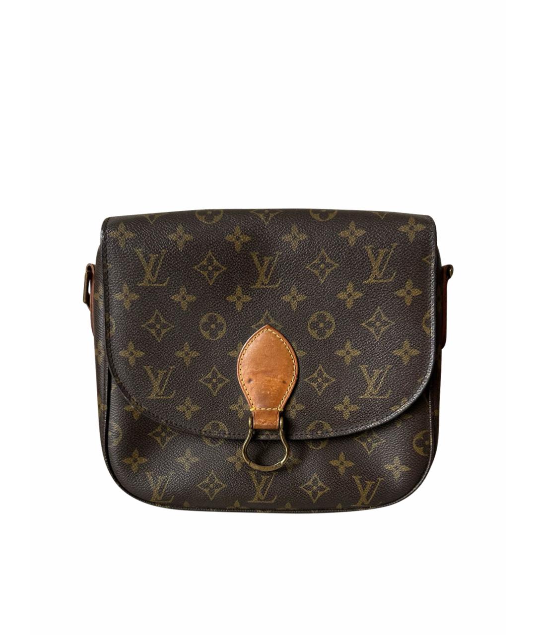 LOUIS VUITTON PRE-OWNED Коричневая сумка через плечо, фото 1