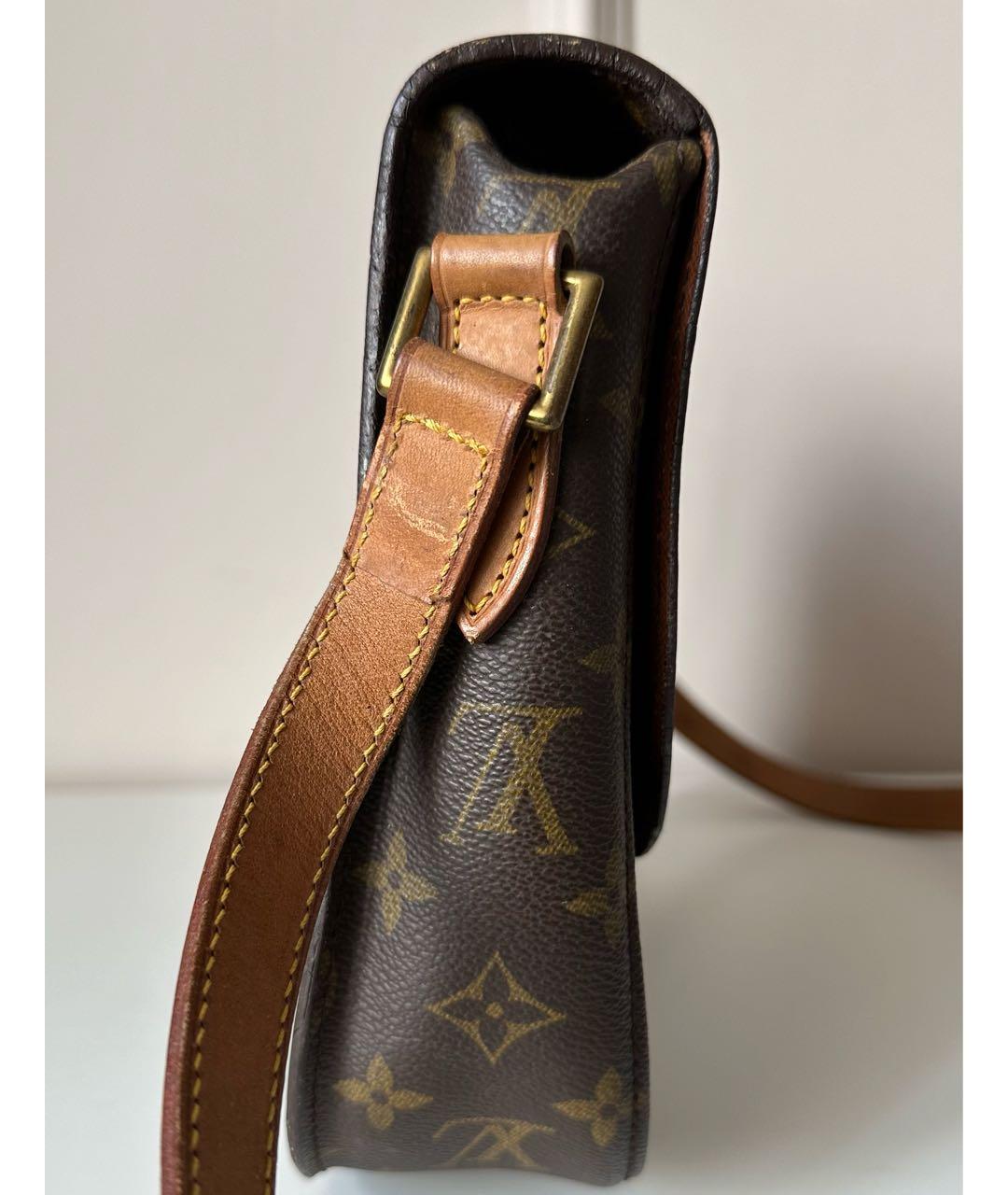 LOUIS VUITTON PRE-OWNED Коричневая сумка через плечо, фото 3