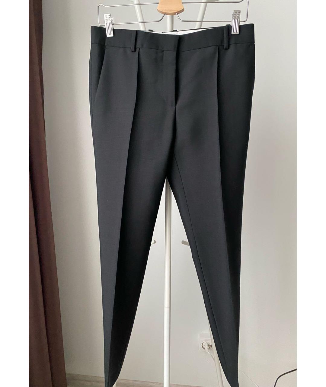 CELINE Черные шерстяные брюки узкие, фото 7