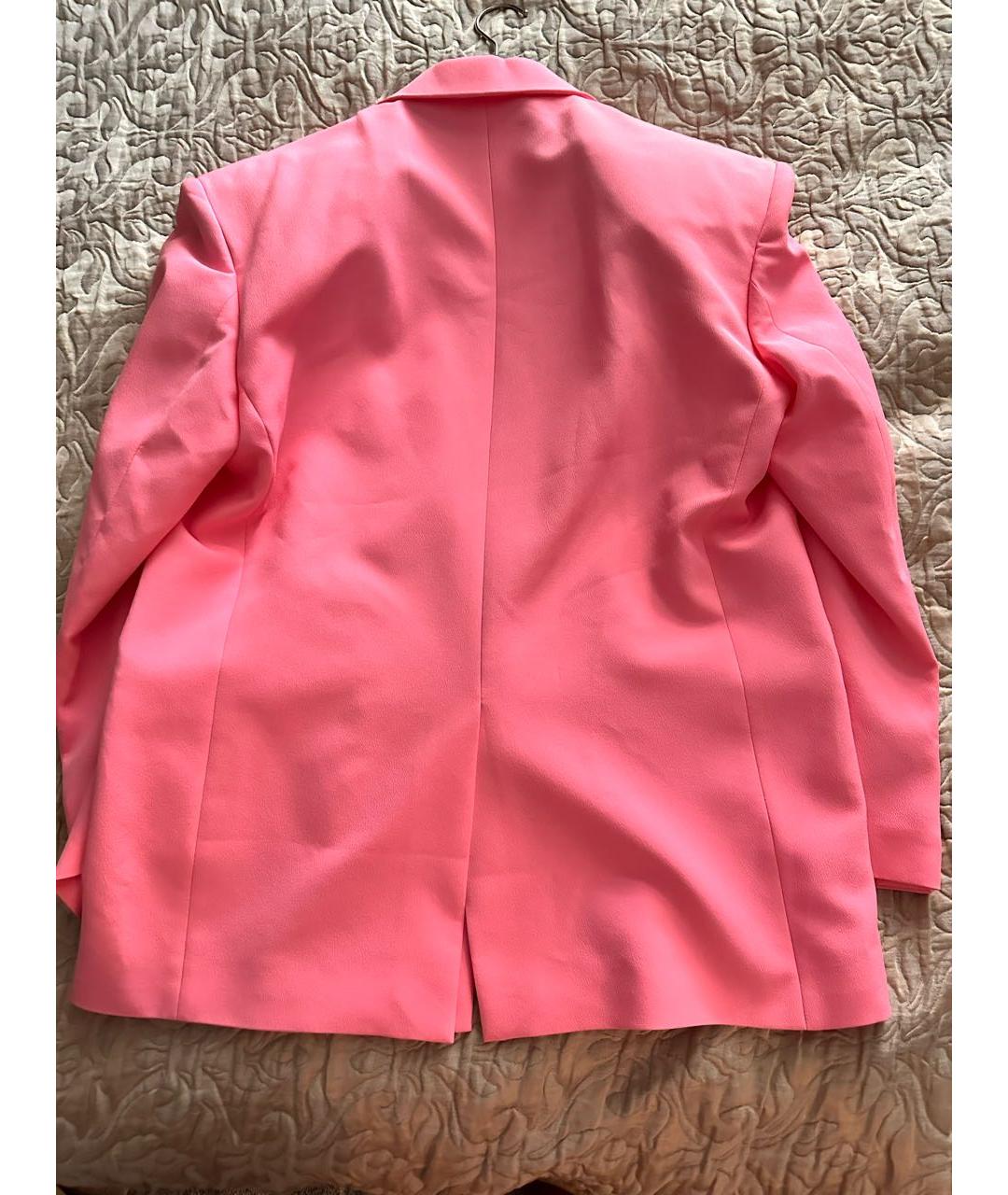 MAGDA BUTRYM Розовый шелковый жакет/пиджак, фото 2