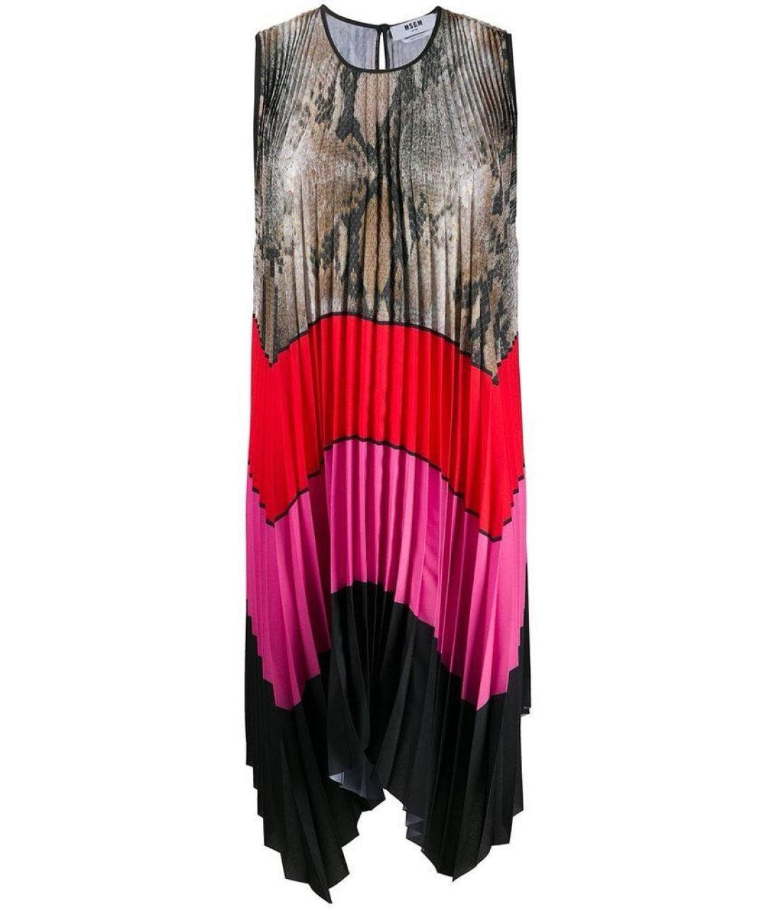 MSGM Мульти полиэстеровое платье, фото 1