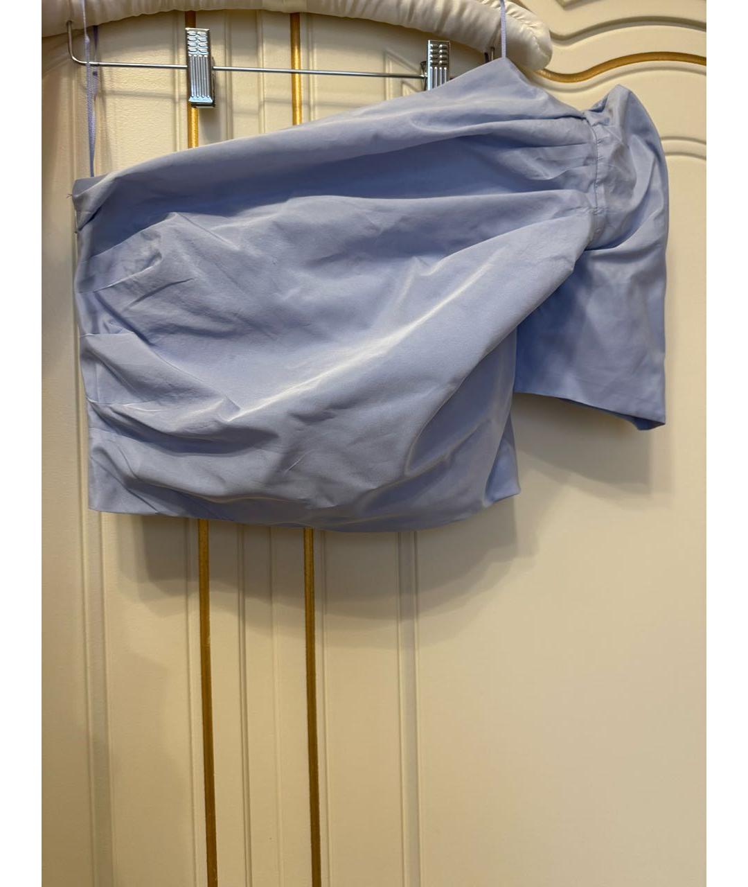 MAJE Голубой синтетический костюм с юбками, фото 7