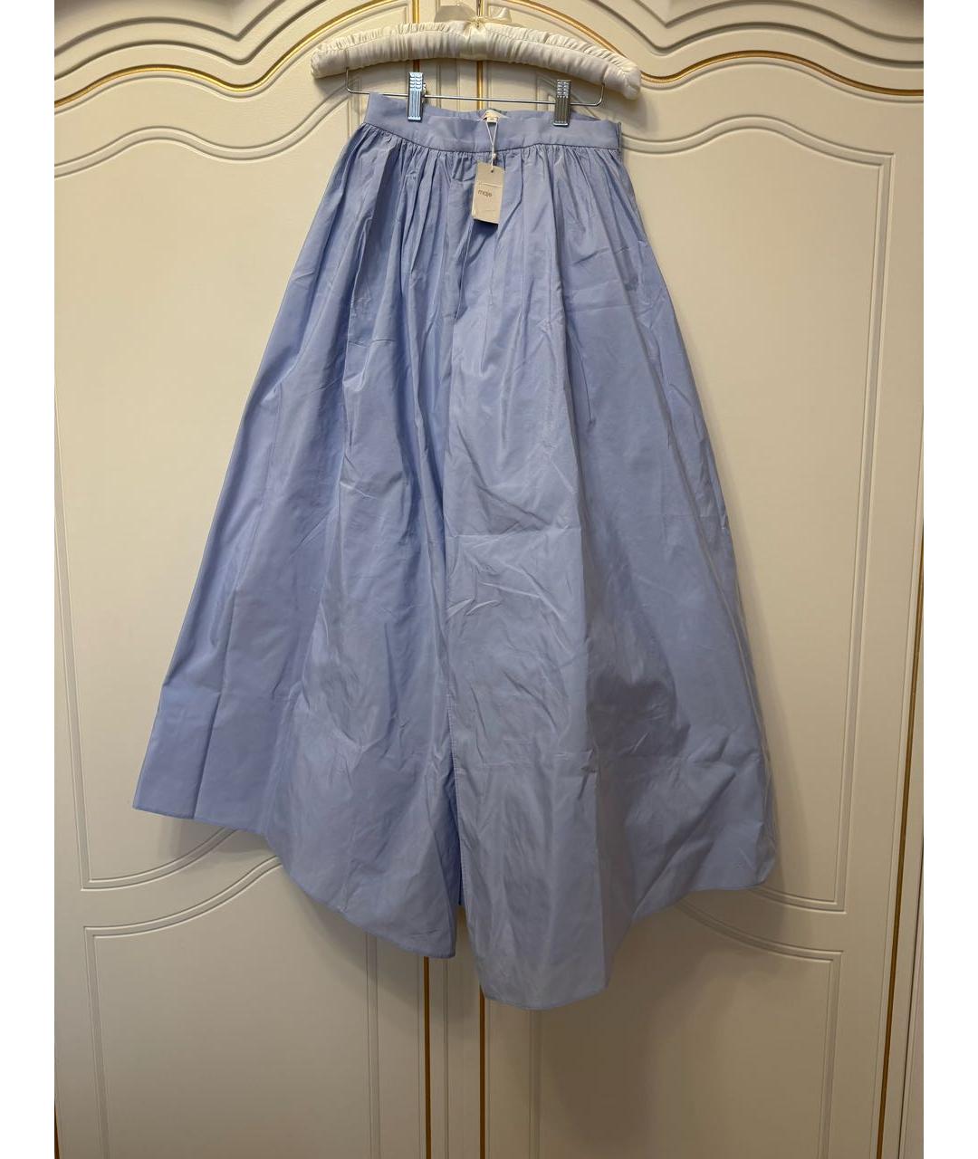 MAJE Голубой синтетический костюм с юбками, фото 6