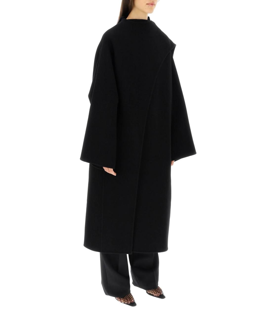 ALAIA Черное шерстяное пальто, фото 4