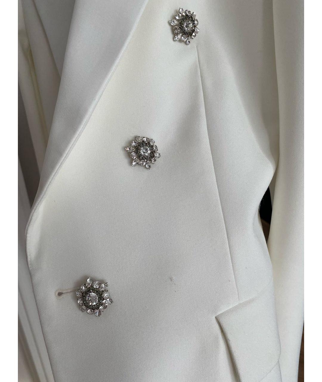 ALEXANDRE VAUTHIER Белый полиэстеровый жакет/пиджак, фото 4