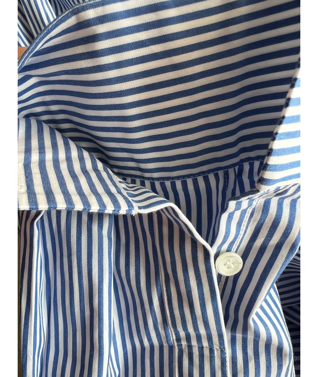 CELINE PRE-OWNED Синяя хлопковая рубашка, фото 8