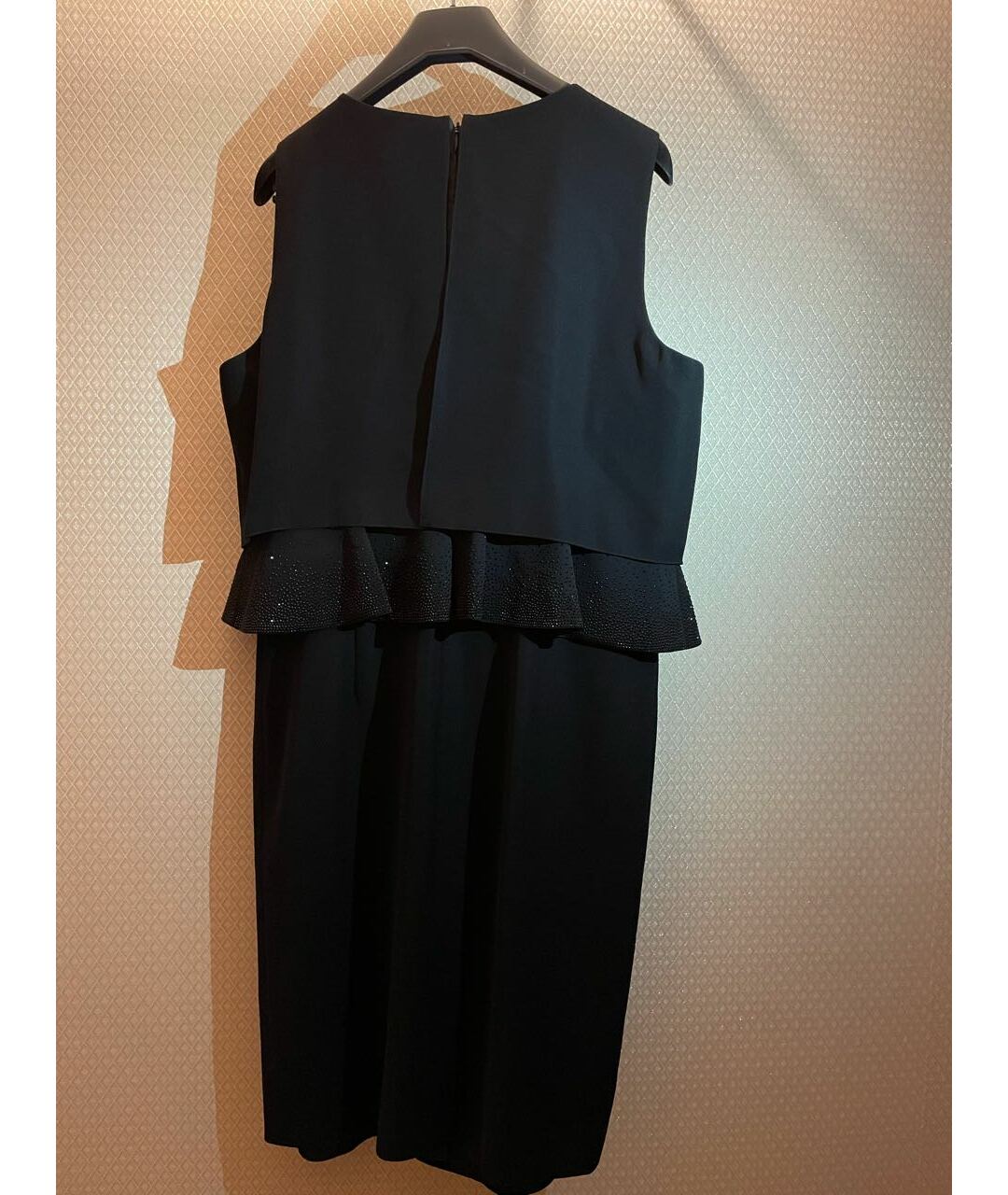 ARMANI COLLEZIONI Черное полиэстеровое коктейльное платье, фото 4