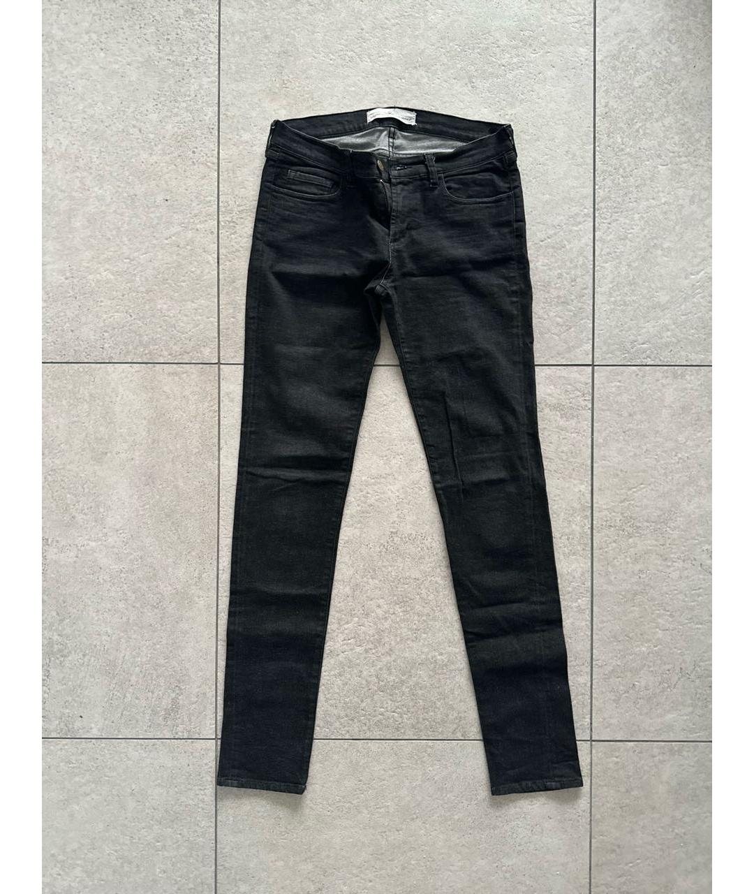 GOLDEN GOOSE DELUXE BRAND Черные хлопковые джинсы слим, фото 5