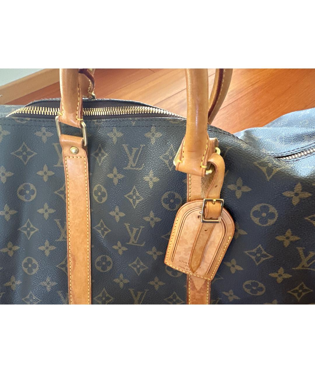 LOUIS VUITTON Коричневая дорожная/спортивная сумка, фото 3