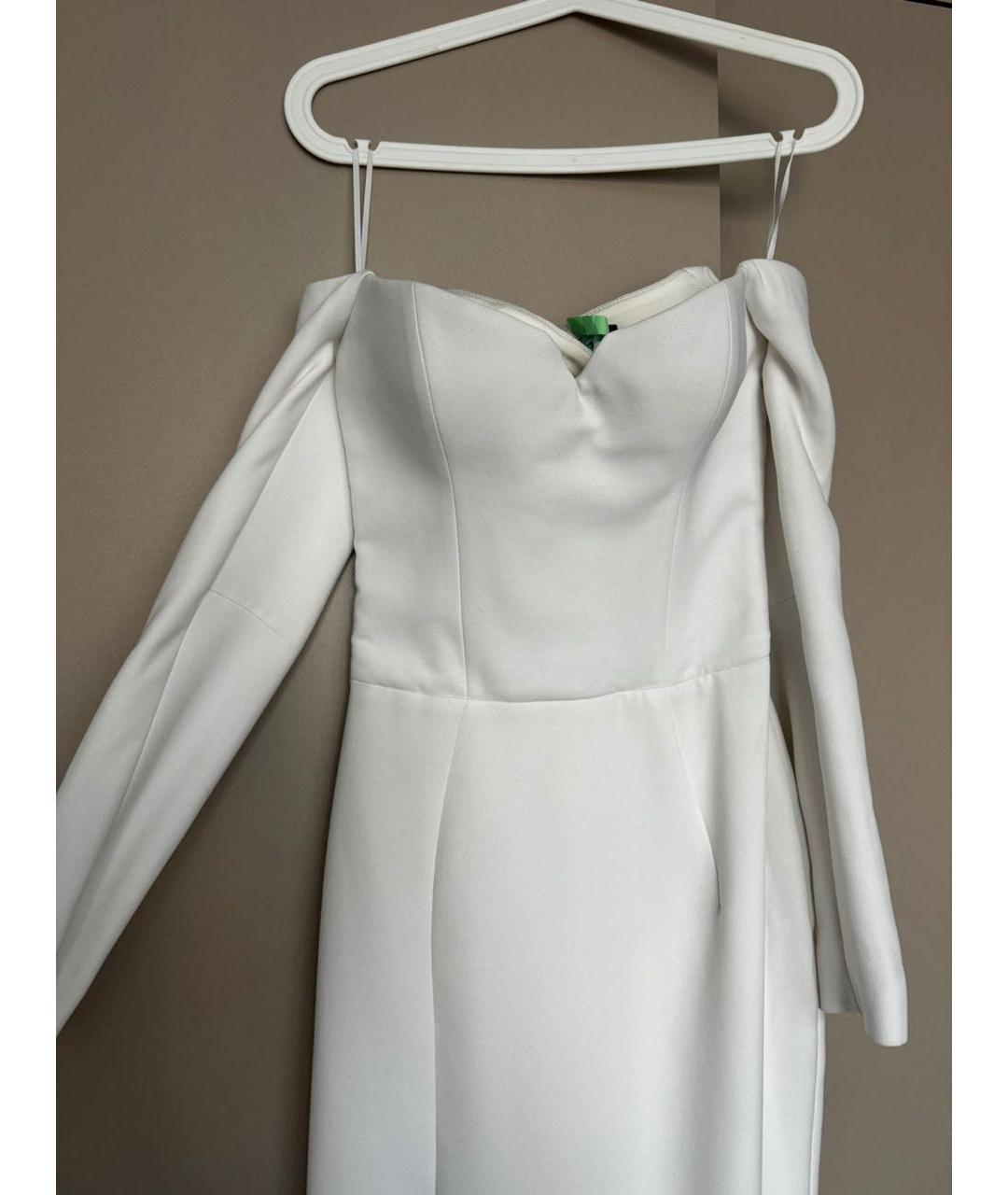 RASARIO Белое полиэстеровое вечернее платье, фото 3