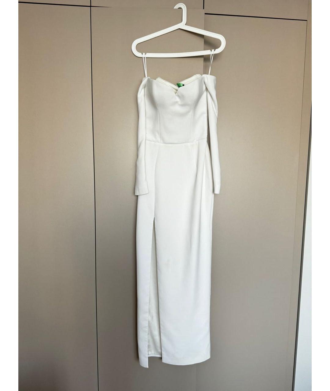 RASARIO Белое полиэстеровое вечернее платье, фото 2