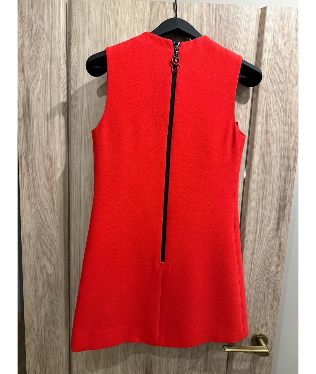 LOUIS VUITTON PRE-OWNED Красное шерстяное повседневное платье, фото 2