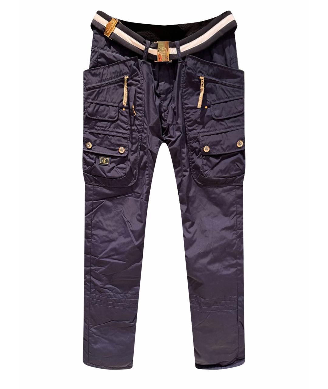 BOGNER Темно-синие хлопко-эластановые спортивные брюки и шорты, фото 1