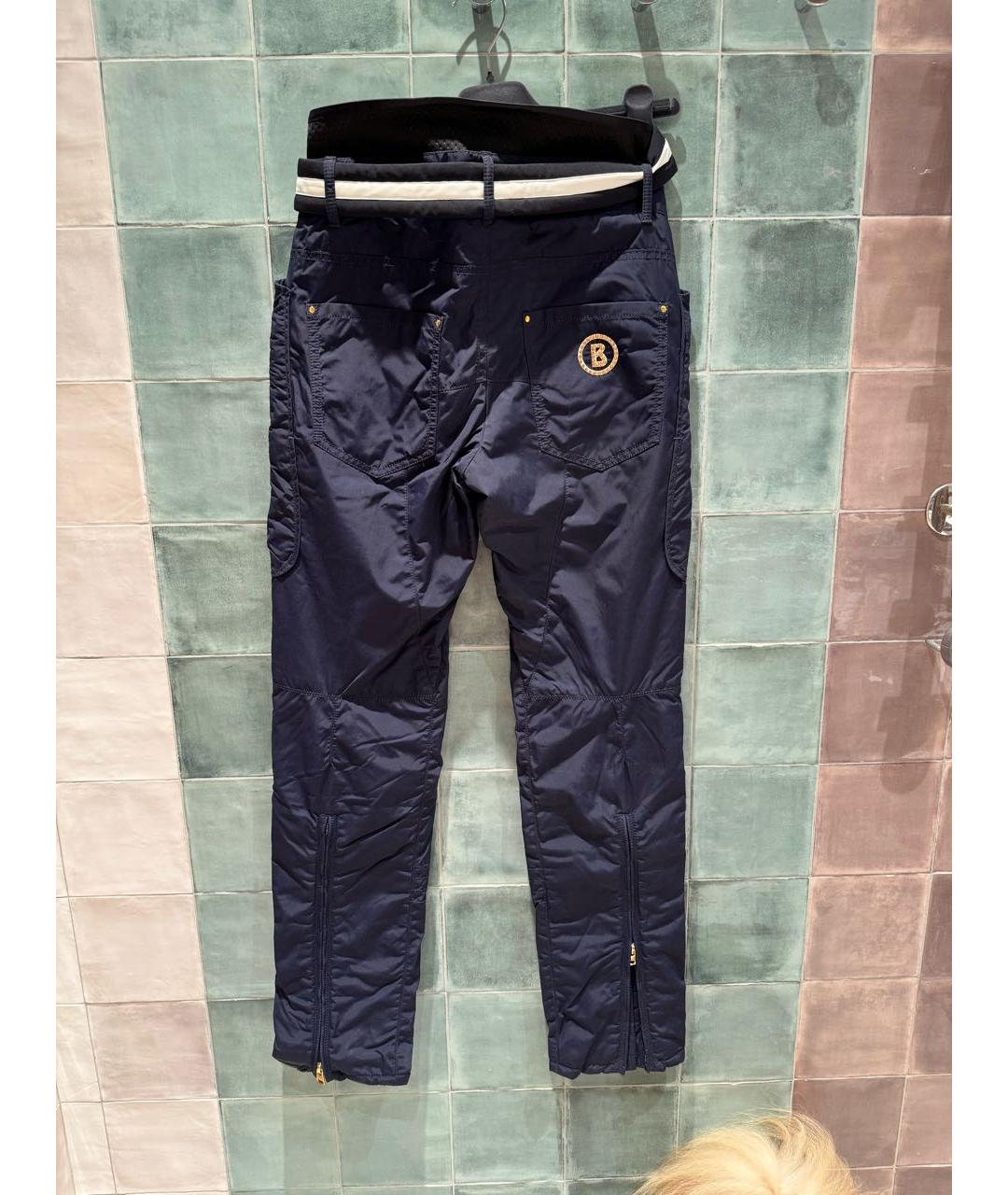 BOGNER Темно-синие хлопко-эластановые спортивные брюки и шорты, фото 2