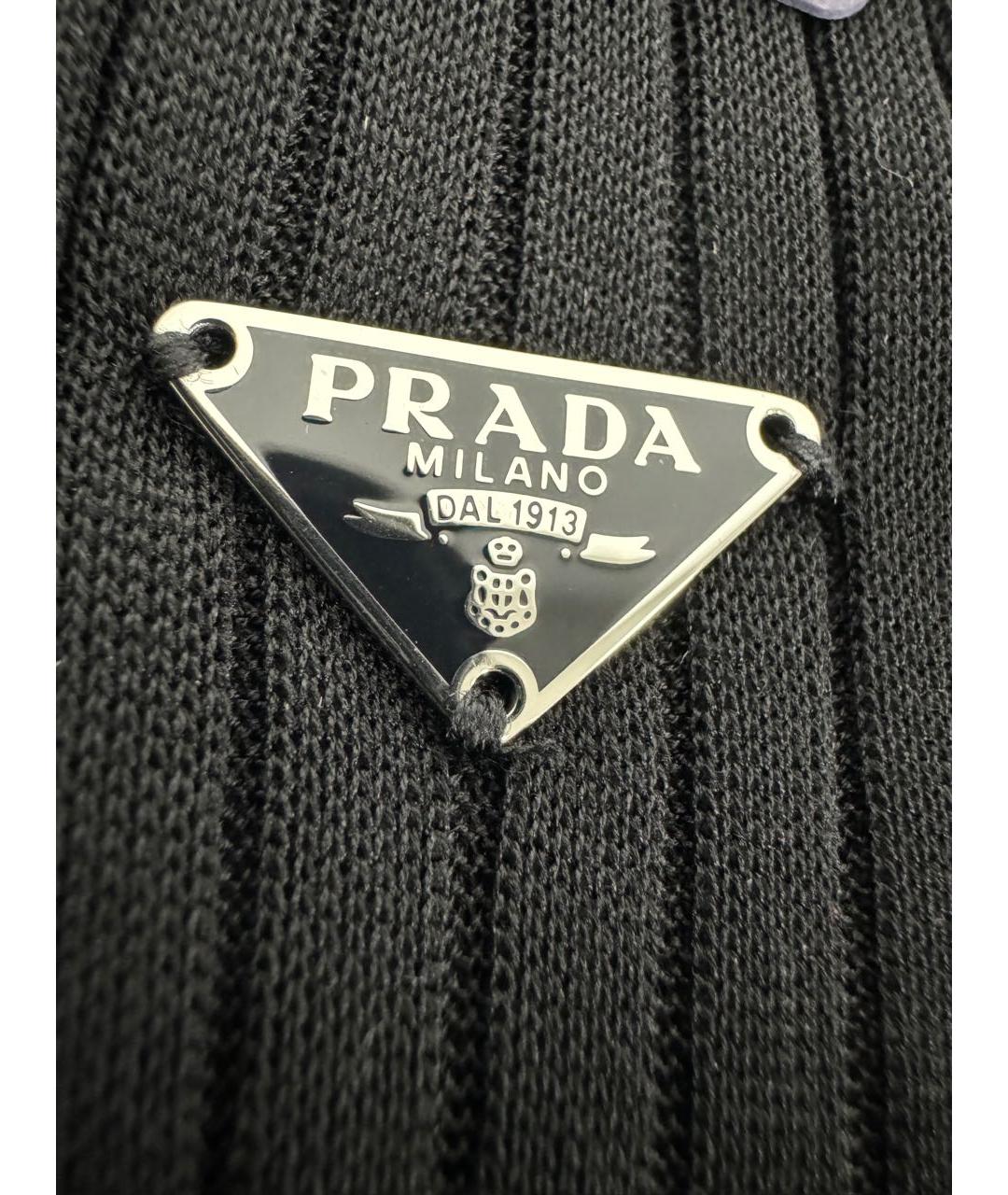 PRADA Черные носки, чулки и колготы, фото 5