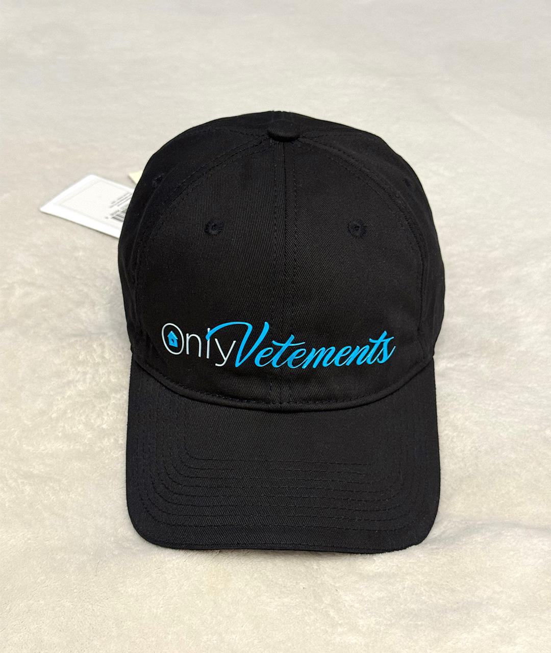 VETEMENTS Черная хлопковая кепка, фото 3