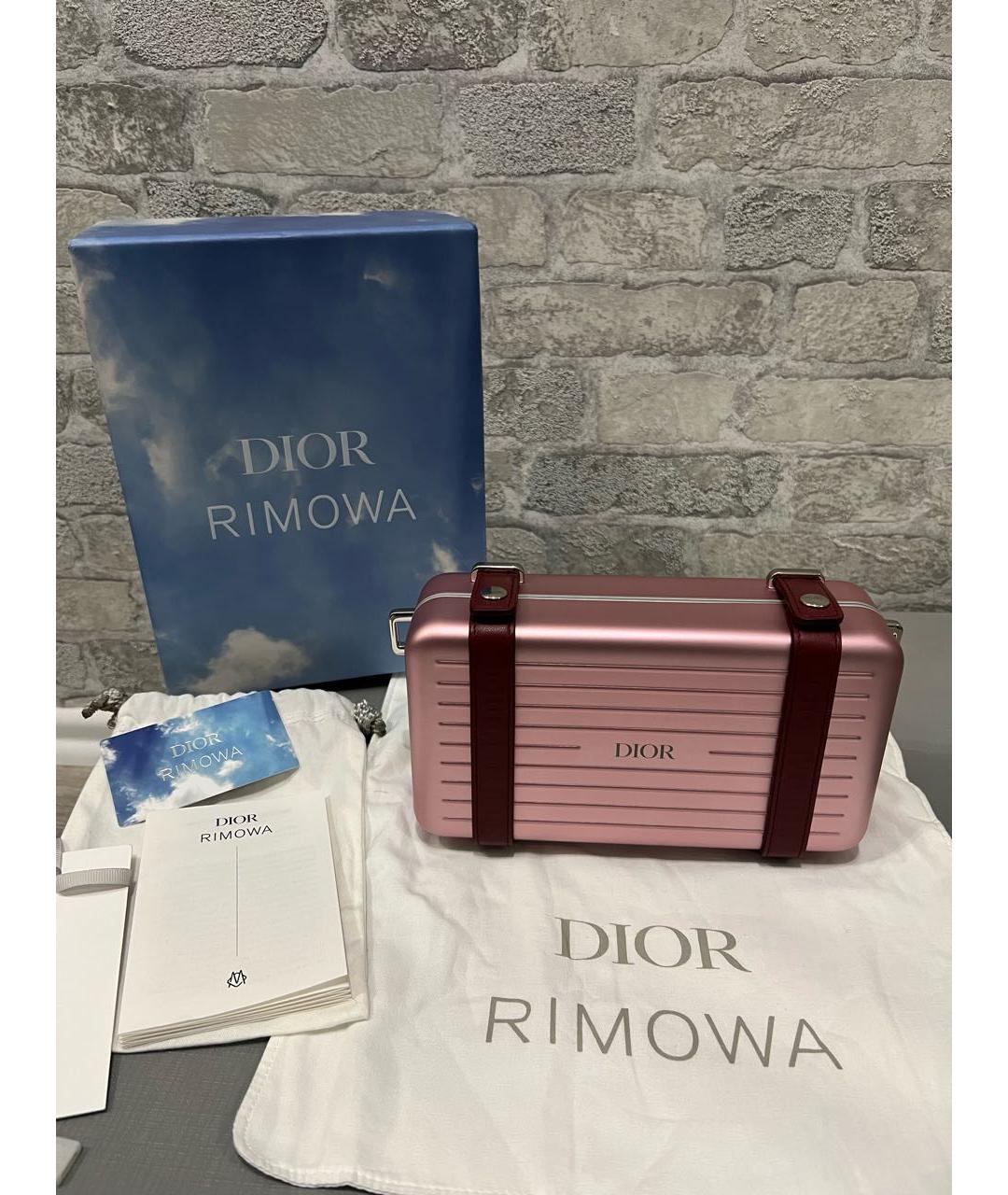 CHRISTIAN DIOR Розовая сумка на плечо, фото 2