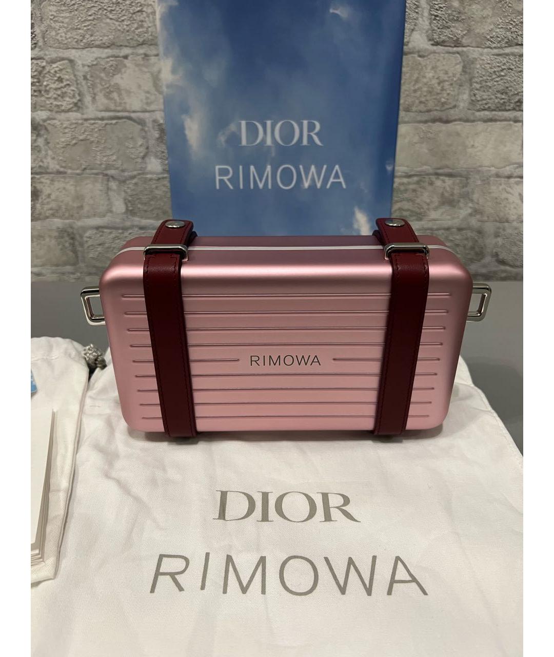 CHRISTIAN DIOR Розовая сумка на плечо, фото 3