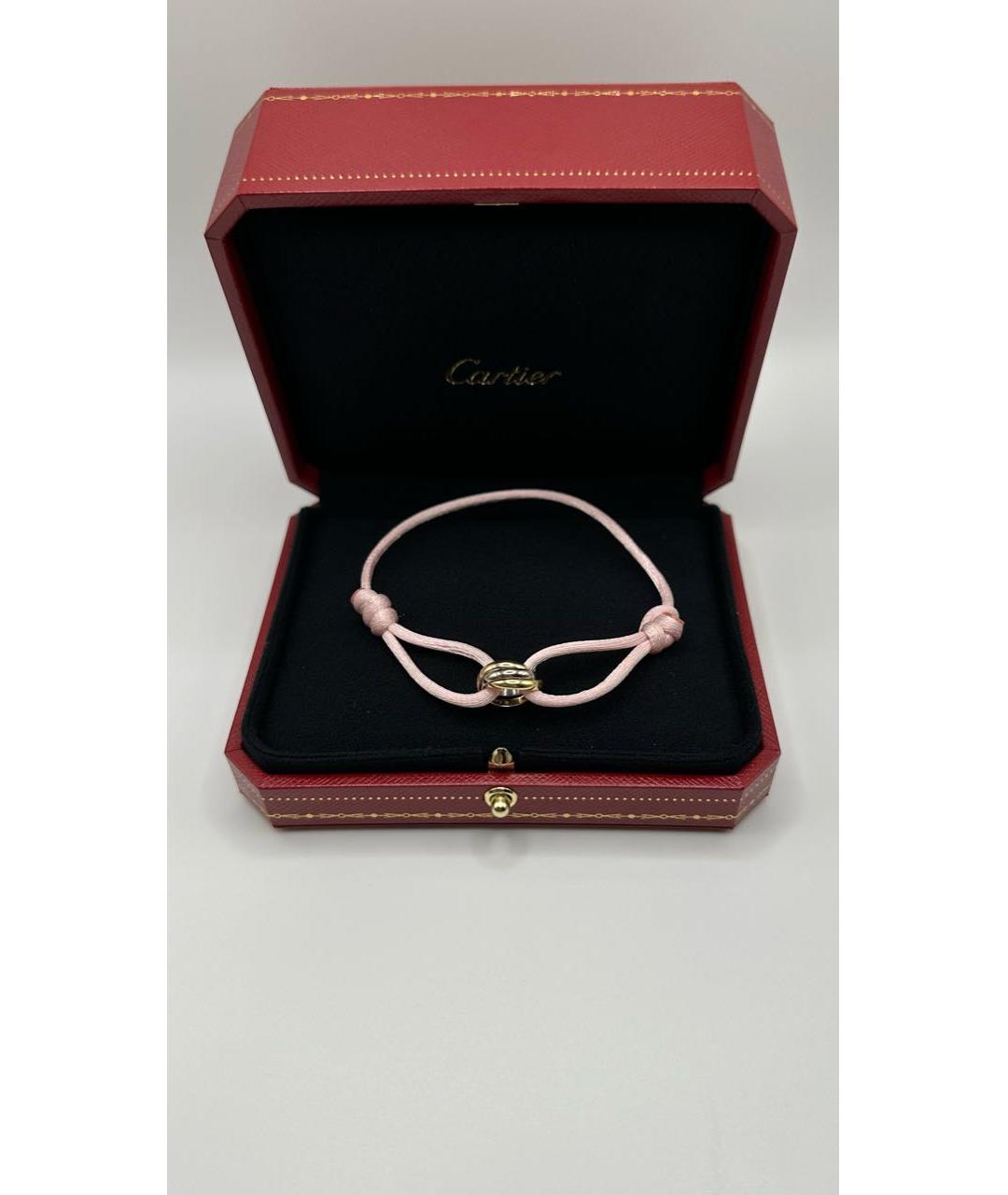 CARTIER Розовый браслет из белого золота, фото 2