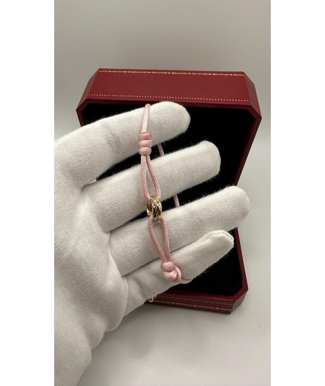 CARTIER Розовый браслет из белого золота, фото 4