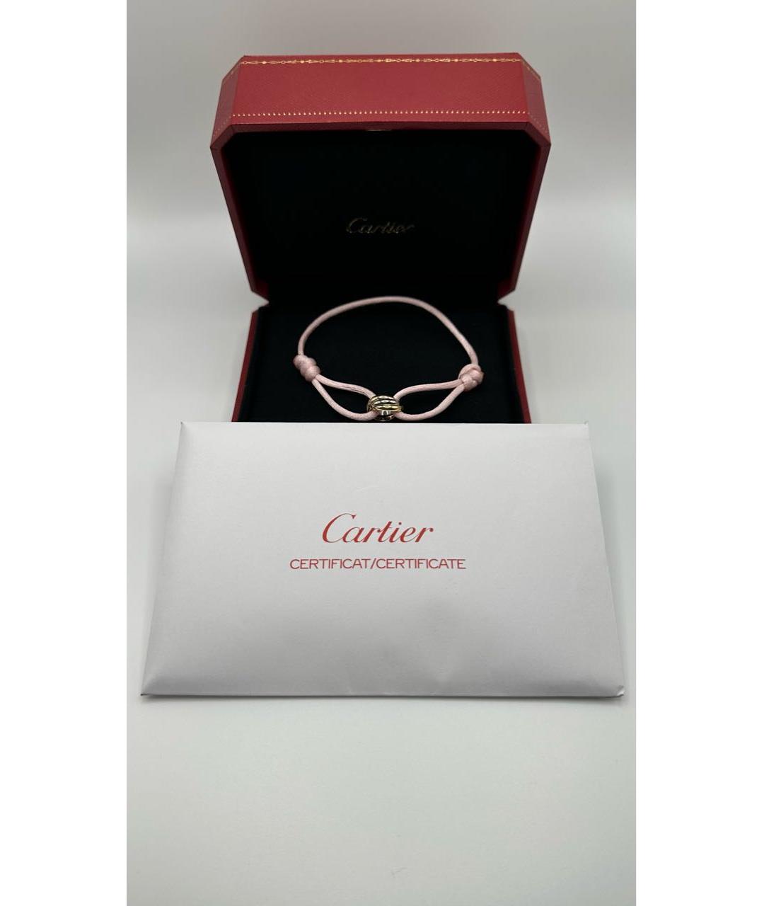 CARTIER Розовый браслет из белого золота, фото 3