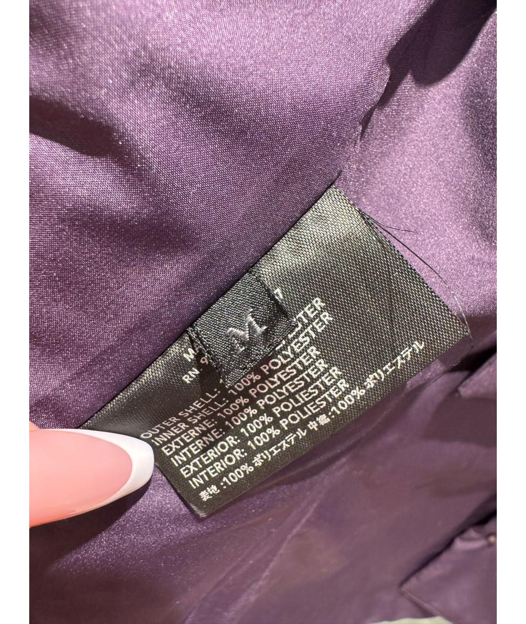 PRADA Фиолетовая полиэстеровая куртка, фото 5