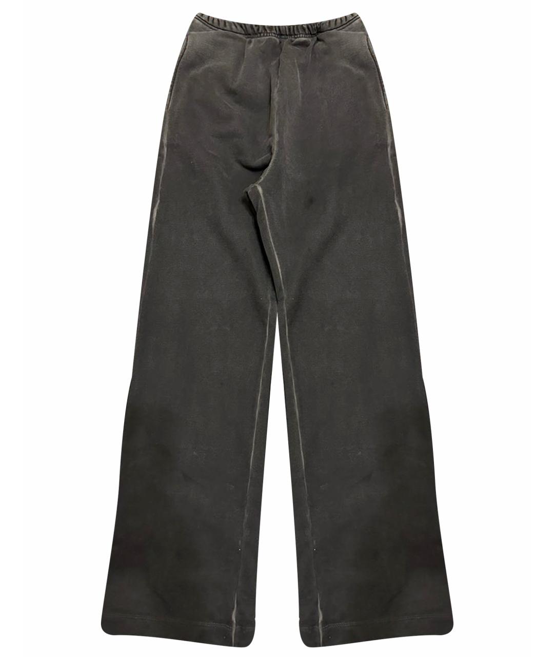 PERVERT Серые хлопковые брюки чинос, фото 1