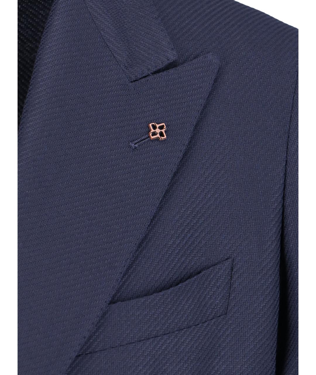 TAGLIATORE Темно-синий пиджак, фото 3