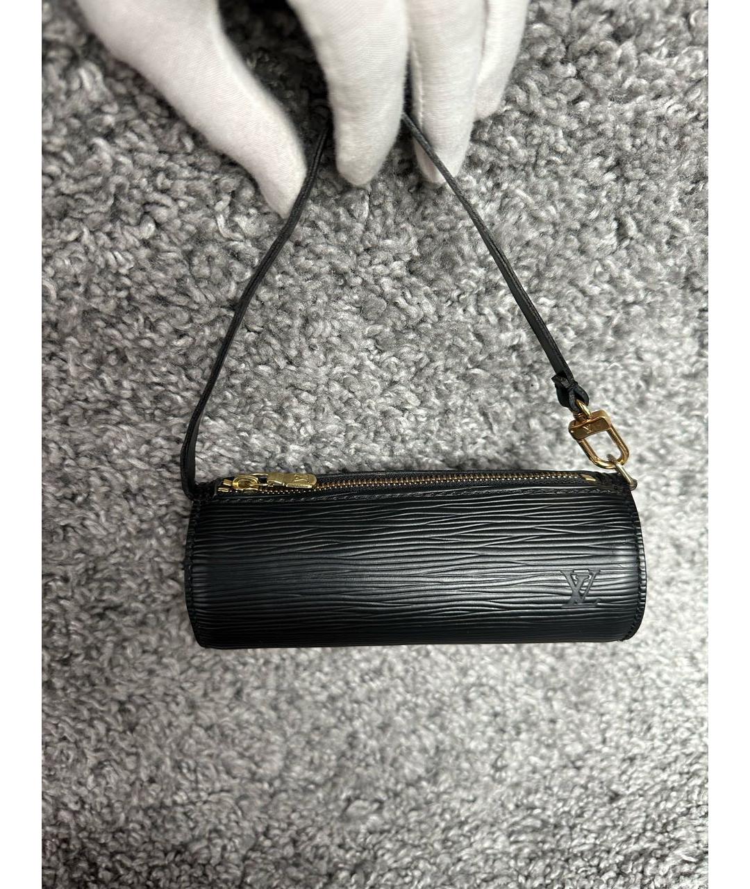 LOUIS VUITTON Черная сумка с короткими ручками, фото 2