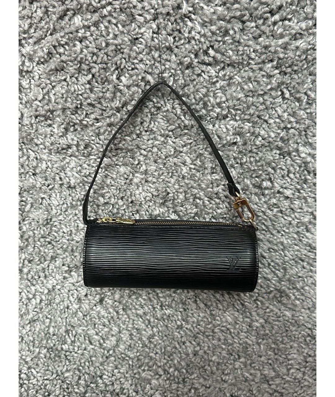 LOUIS VUITTON Черная сумка с короткими ручками, фото 8