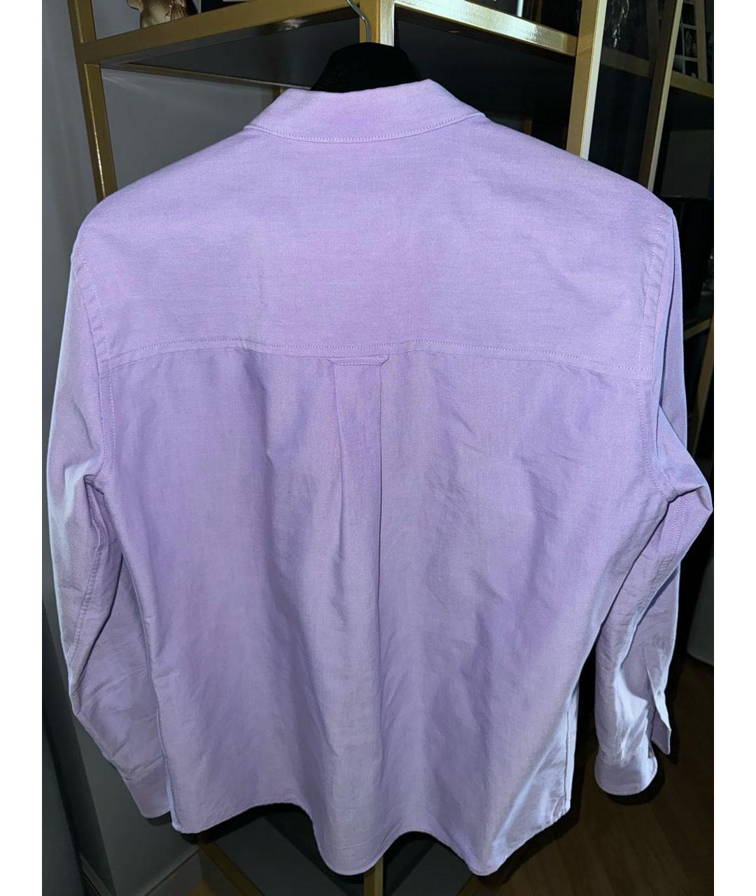 AMI Голубая хлопковая кэжуал рубашка, фото 2