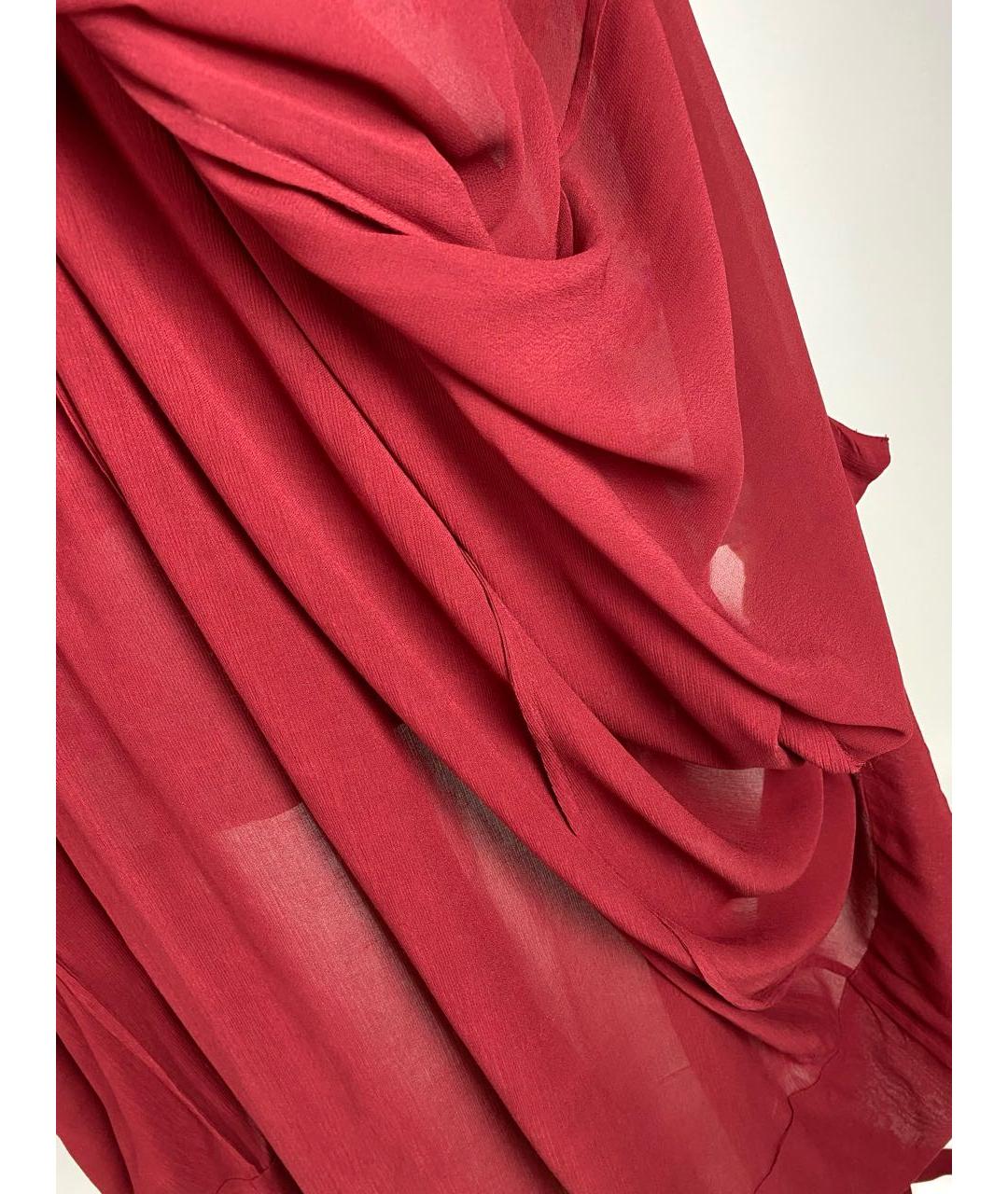 ISABEL MARANT ETOILE Бордовая вискозная юбка макси, фото 4