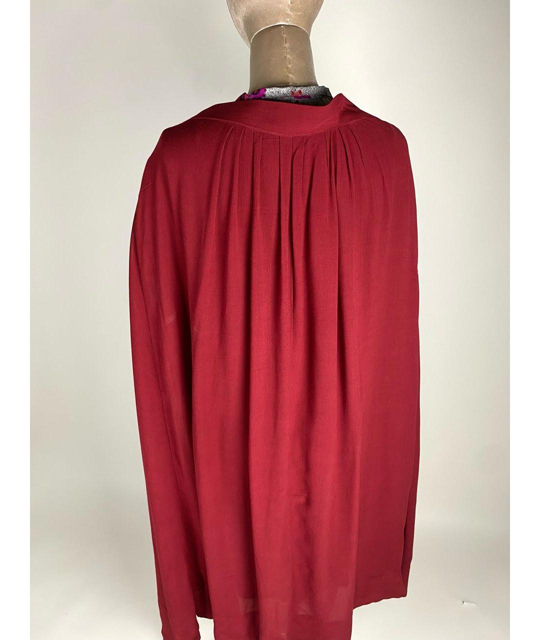 ISABEL MARANT ETOILE Бордовая вискозная юбка макси, фото 2