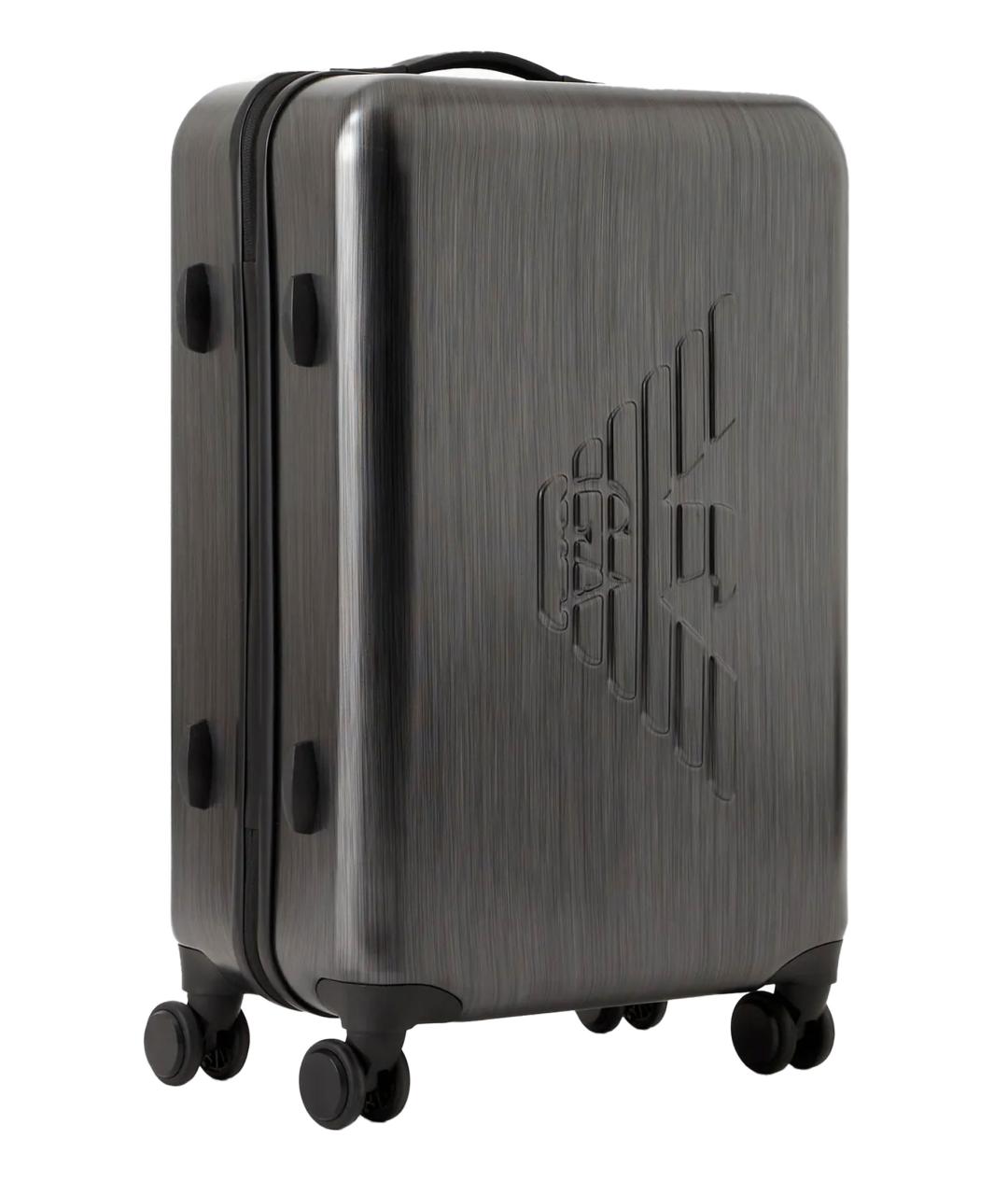 EMPORIO ARMANI Серый чемодан, фото 3