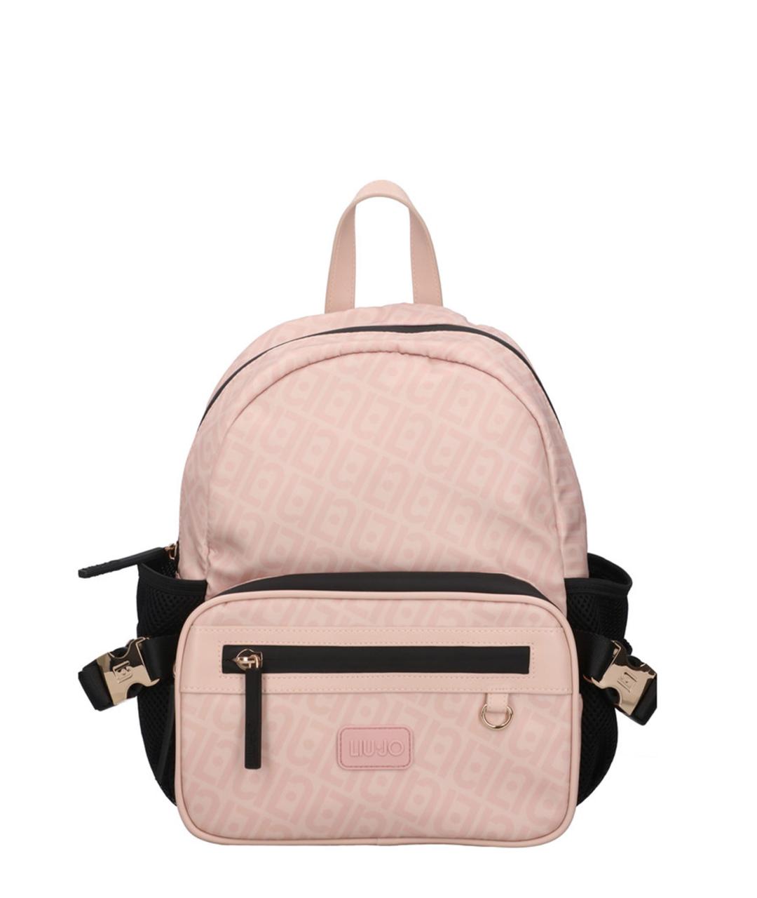 LIU JO Розовый синтетический рюкзак, фото 1