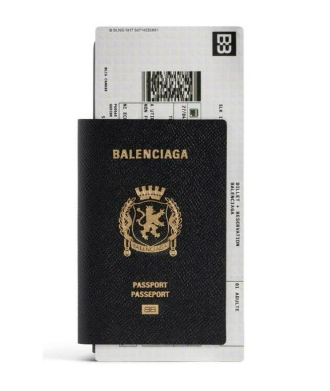 BALENCIAGA Черный кошелек, фото 1