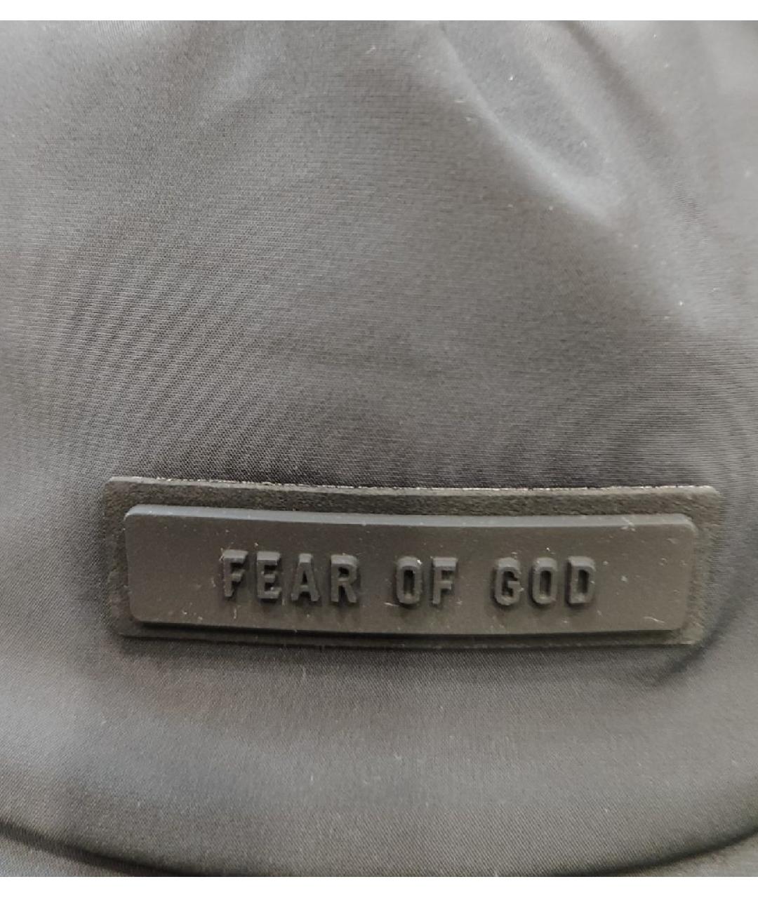 FEAR OF GOD Черная кепка/бейсболка, фото 4
