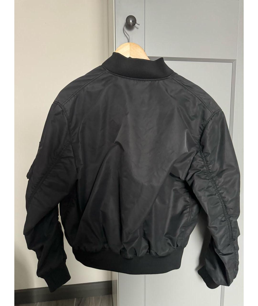 MCQ ALEXANDER MCQUEEN Черная синтетическая куртка, фото 2