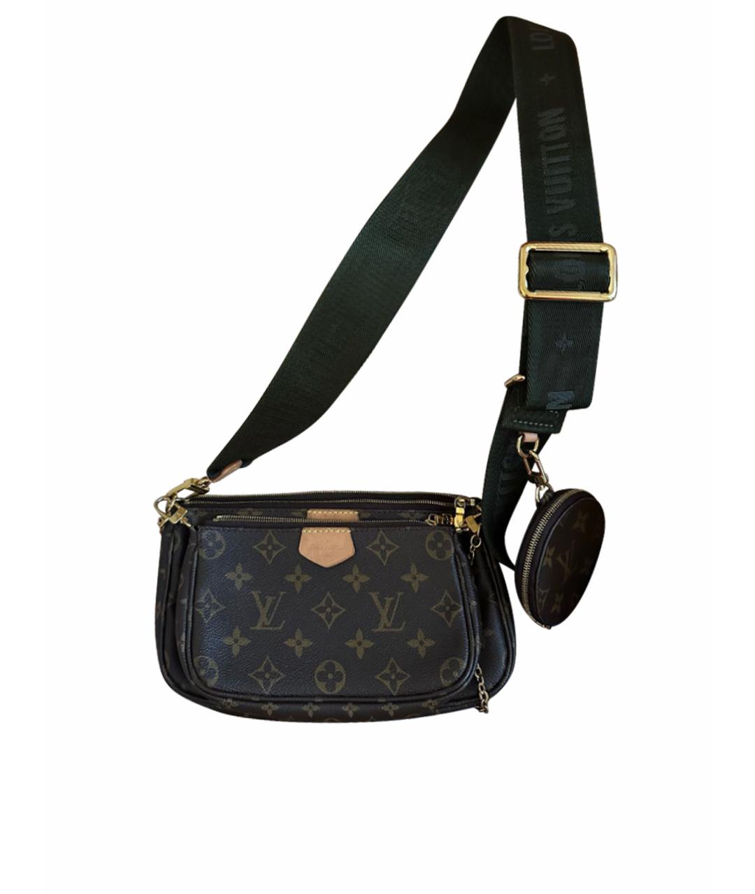 LOUIS VUITTON PRE-OWNED Коричневая сумка через плечо, фото 1