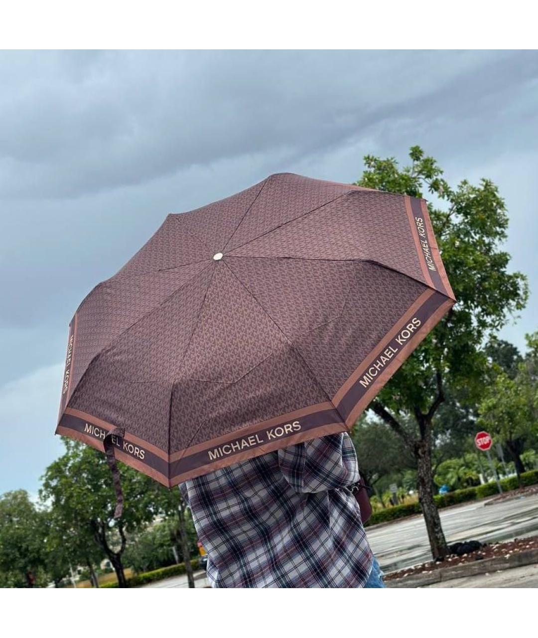 MICHAEL KORS Бежевый зонт, фото 4