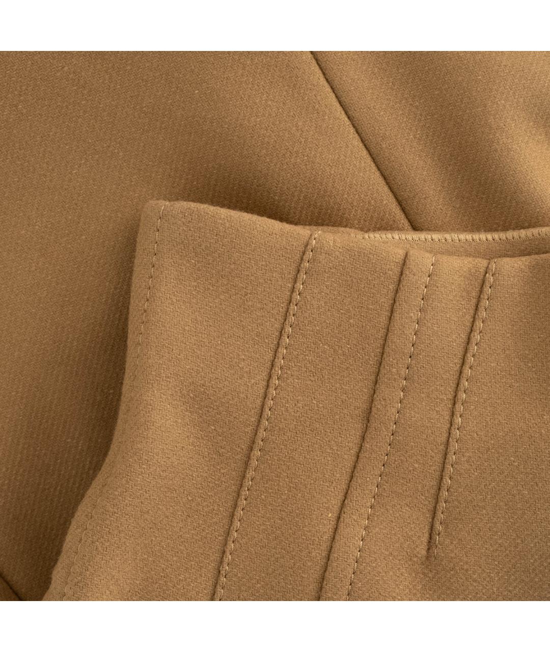 NO. 21 Бежевая шерстяная юбка мини, фото 4