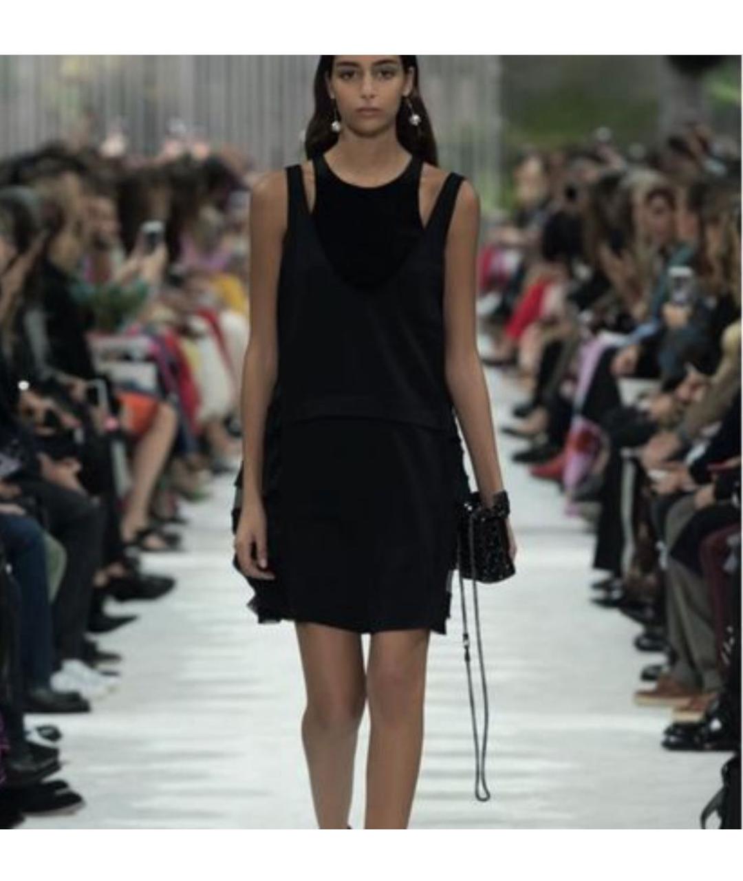 VALENTINO Черное шелковое платье, фото 2