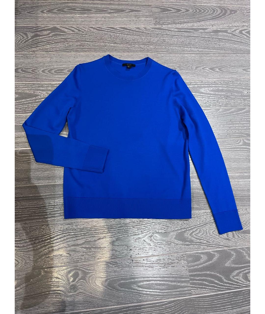 COS Синий шерстяной джемпер / свитер, фото 3
