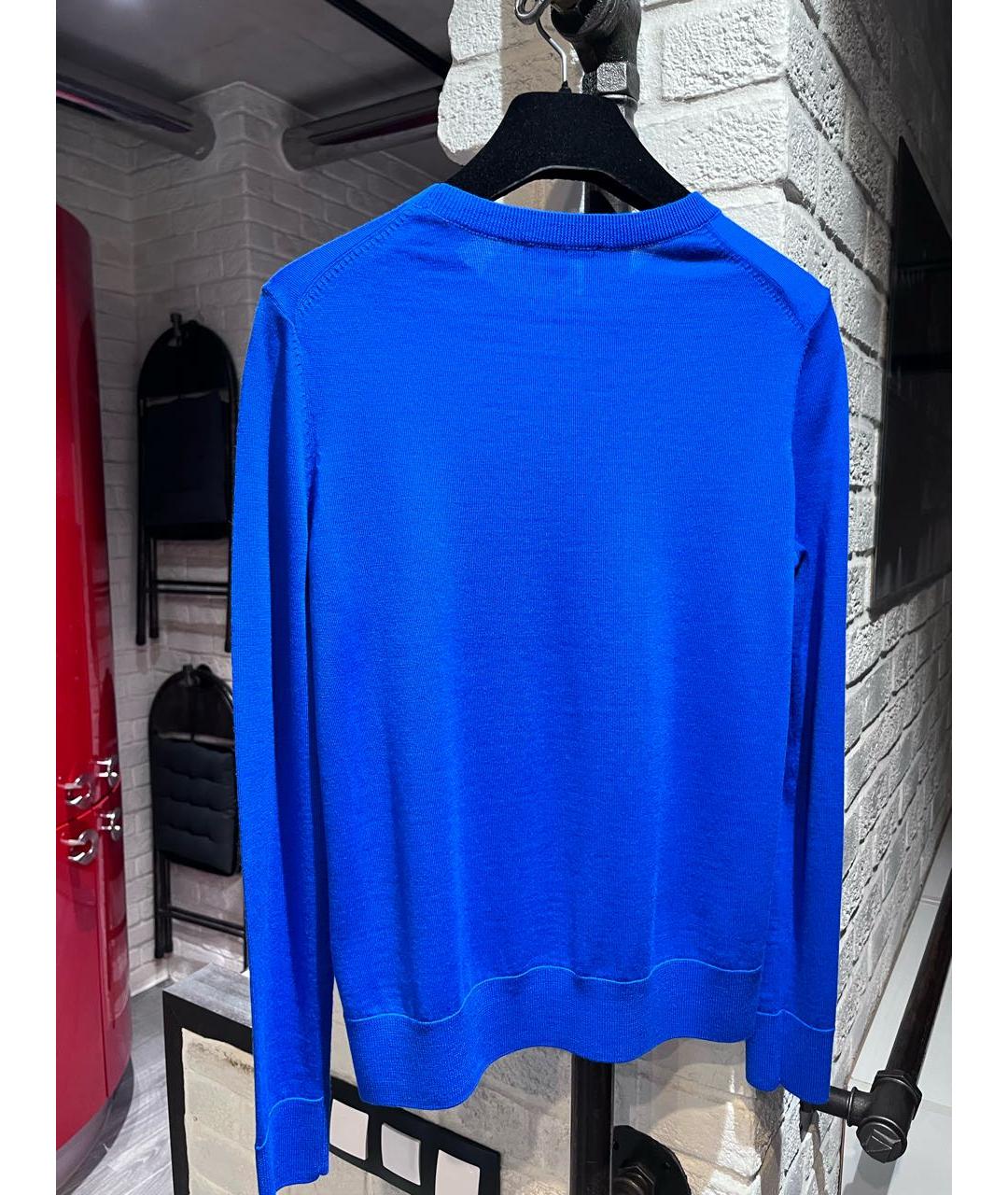 COS Синий шерстяной джемпер / свитер, фото 2