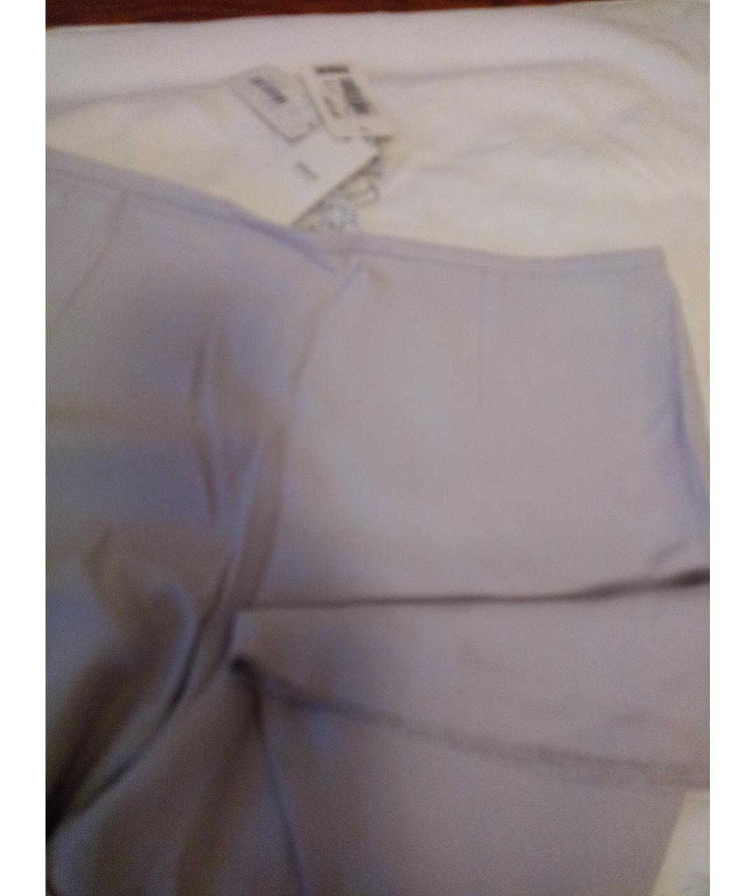 ARMANI COLLEZIONI Серые полиэстеровые брюки широкие, фото 3