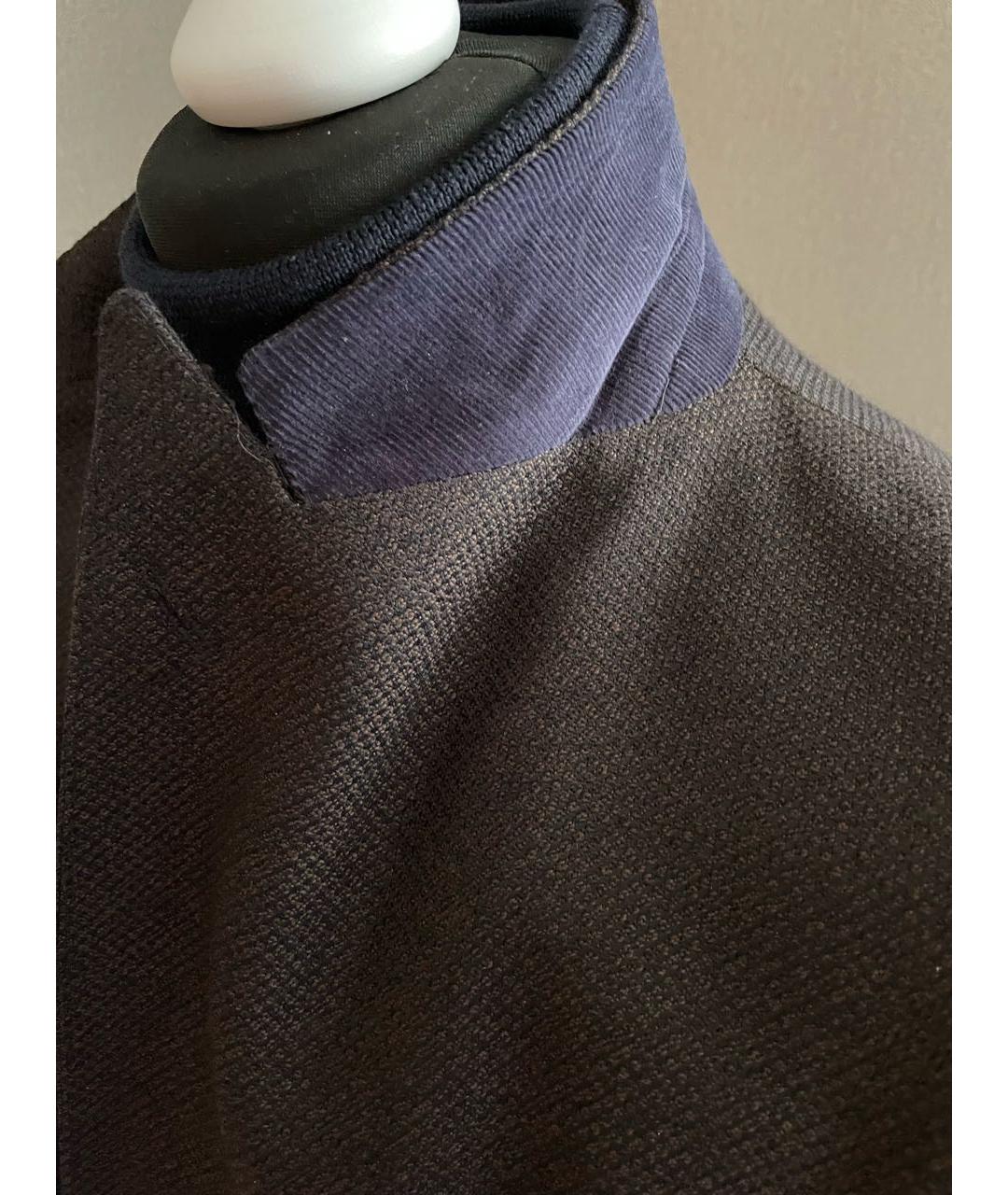 TAGLIATORE Коричневый шерстяной пиджак, фото 3