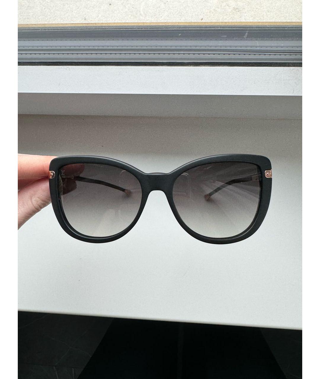 LOUIS VUITTON PRE-OWNED Черные пластиковые солнцезащитные очки, фото 3