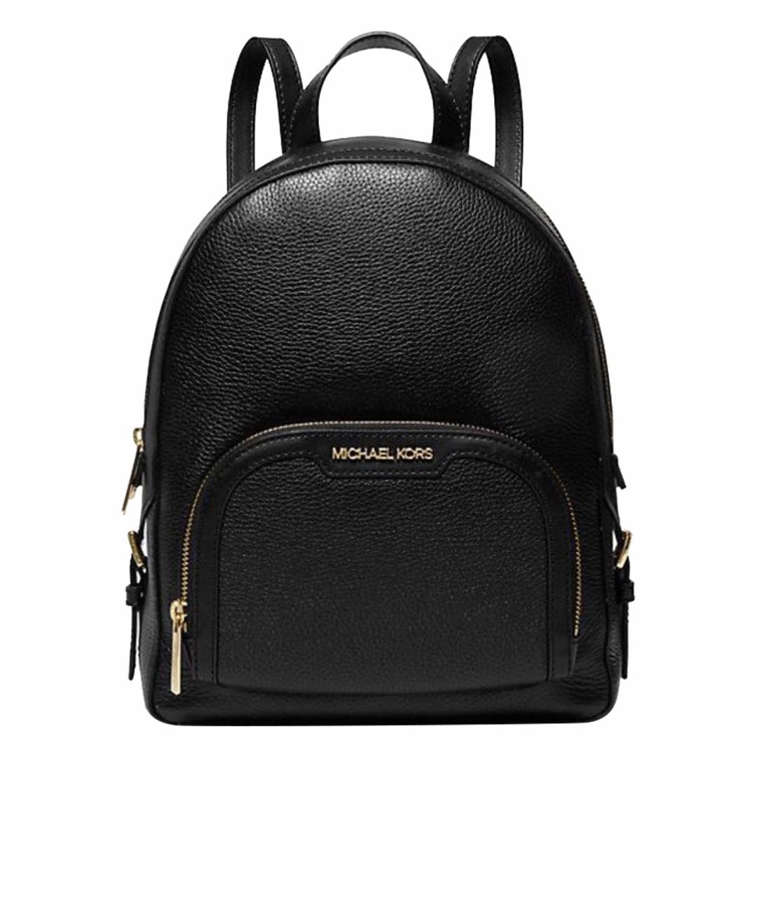 MICHAEL KORS Черный кожаный рюкзак, фото 1
