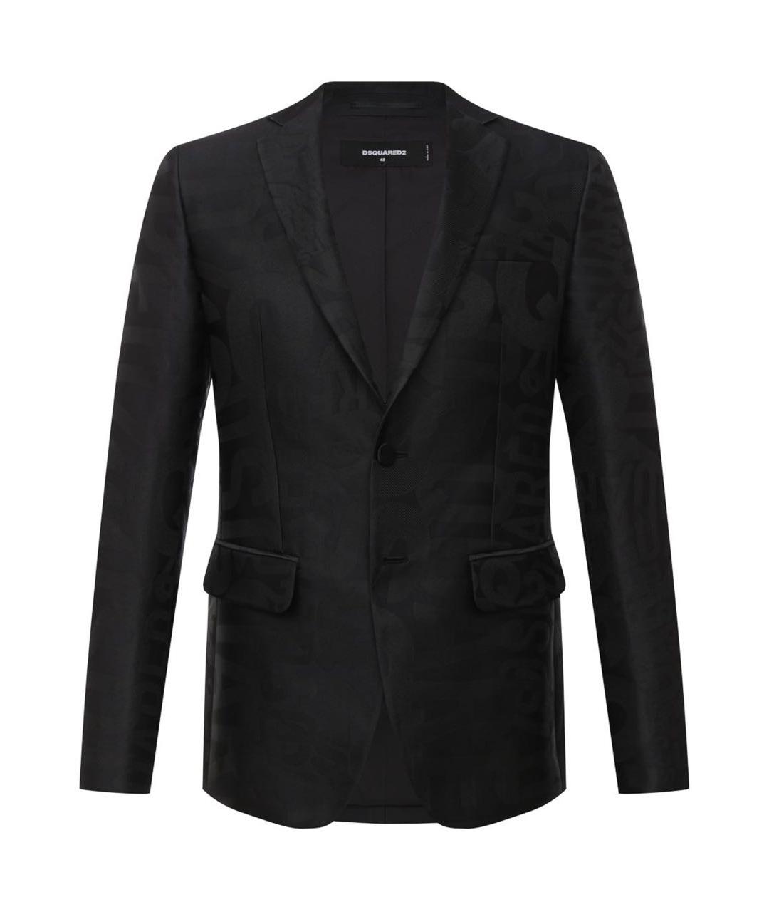 DSQUARED2 Черный полиэстеровый пиджак, фото 1