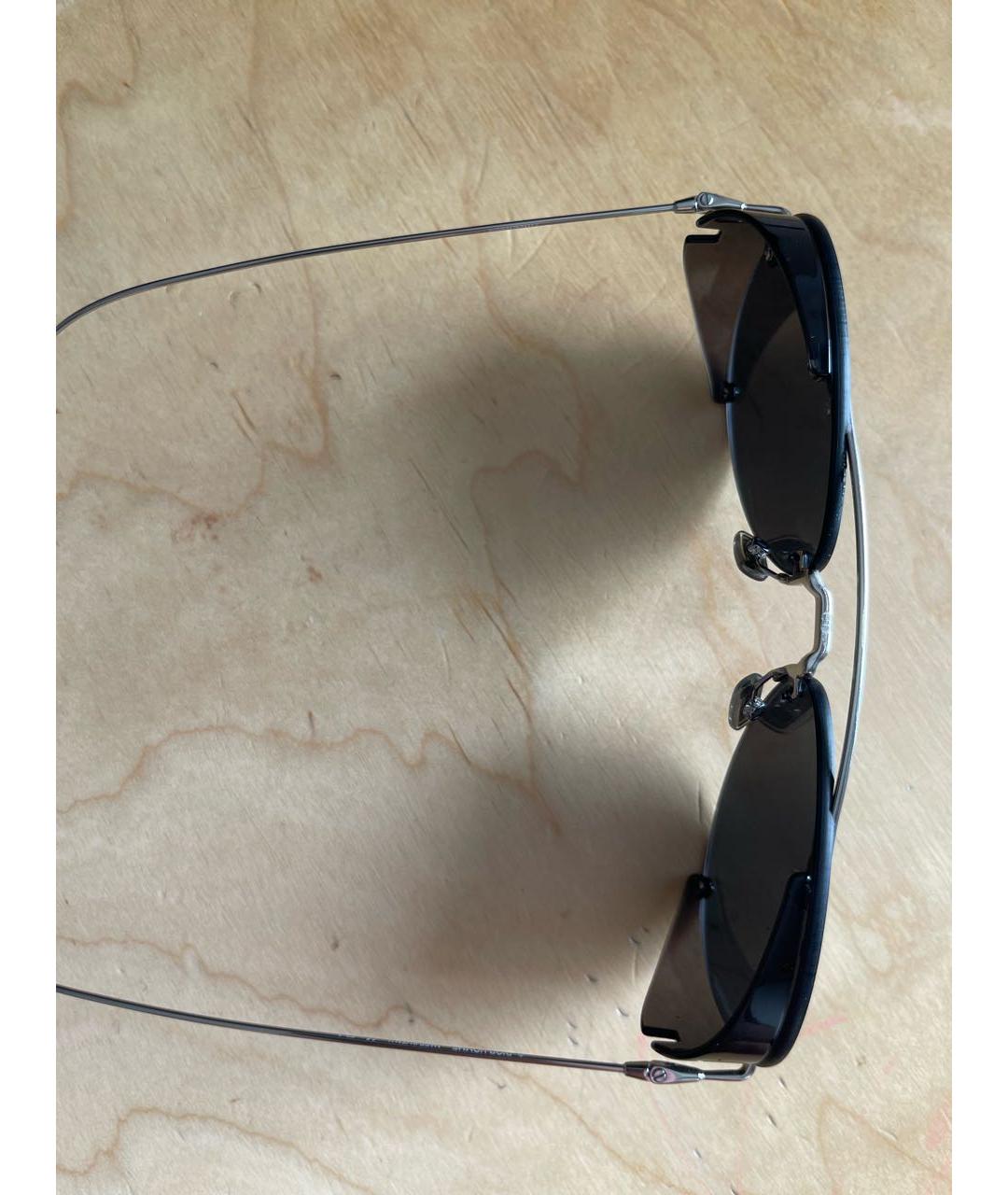 CHRISTIAN DIOR PRE-OWNED Черные металлические солнцезащитные очки, фото 6